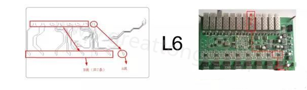 根據(jù)客戶端提供的信息，確認為L6層光口8與芯片8之間的兩條差分阻抗線調試不通-深圳宏力捷