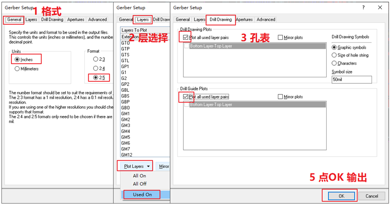 輸出Gerber部分，F(xiàn)ile下選擇 Gerber Files